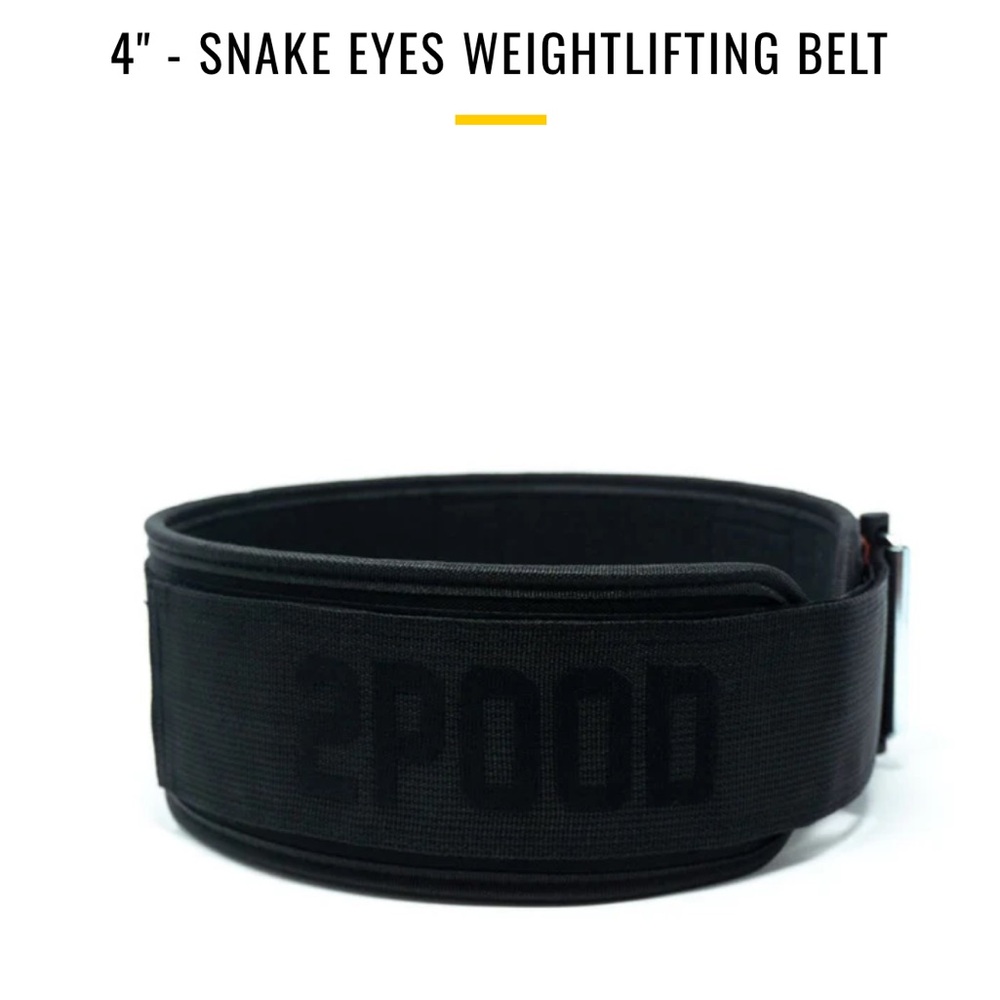 2POOD Snake Eyes Weightlifting Belt